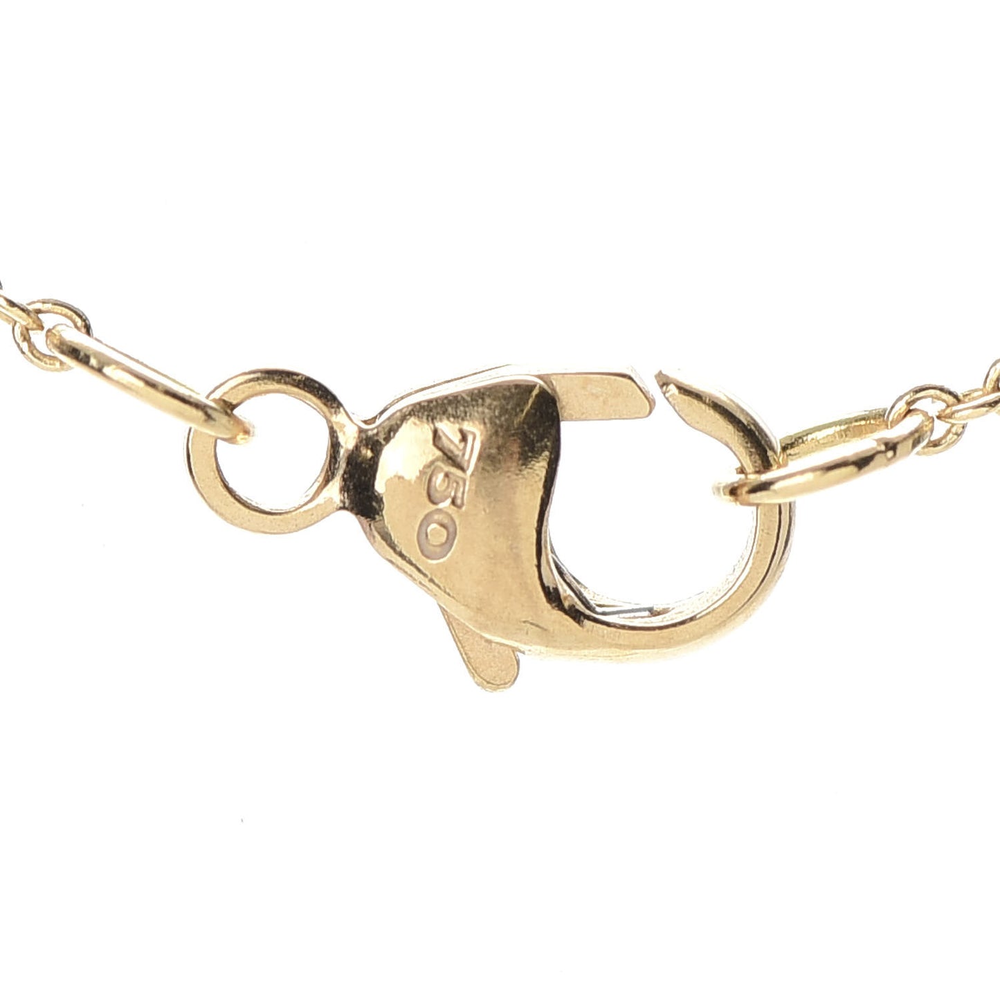 18K Yellow Gold Diamond Cable Collectibles Cross Necklace