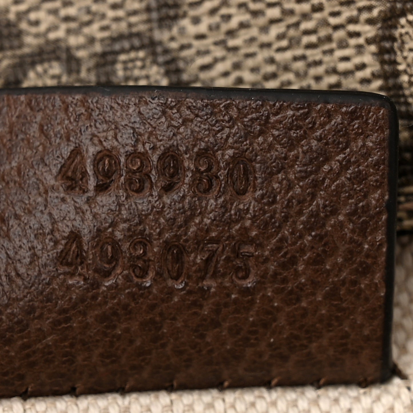 GG Supreme Monogram Neo Vintage Web Belt Bag Brown