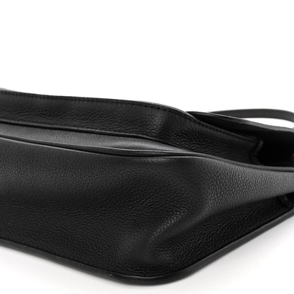 Louis Vuitton Grained Calfskin Lockme Chain Bag PM Black 9 of 9
