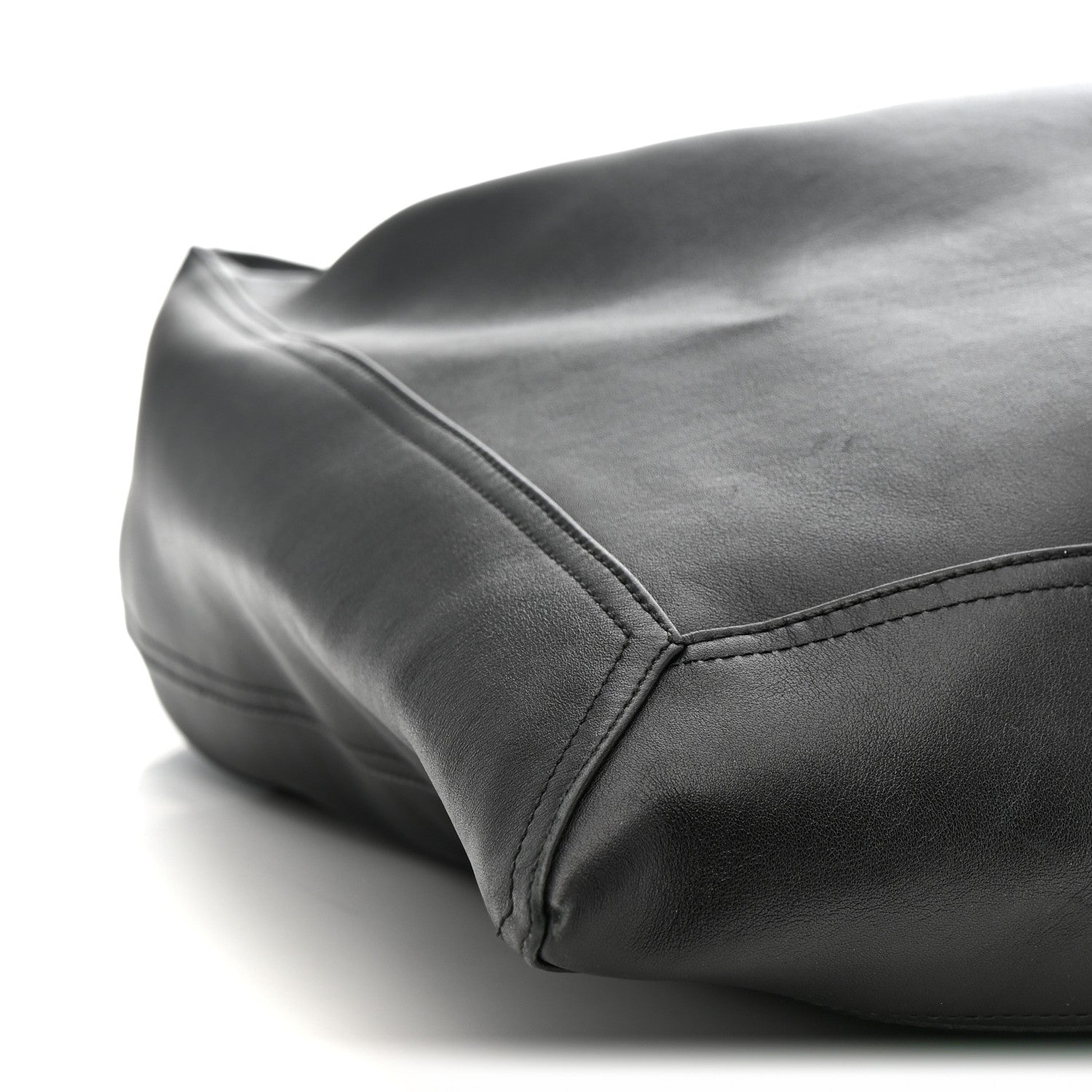 Bottega Veneta Silky Calfskin Large Hop Black 11 of 12