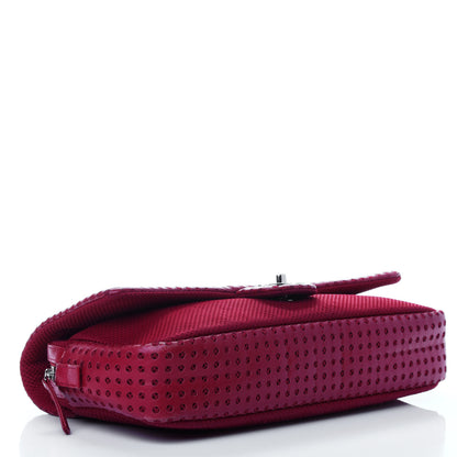 Chanel Perforated Lambskin Jumbo Easy Flap Red 3 of 4