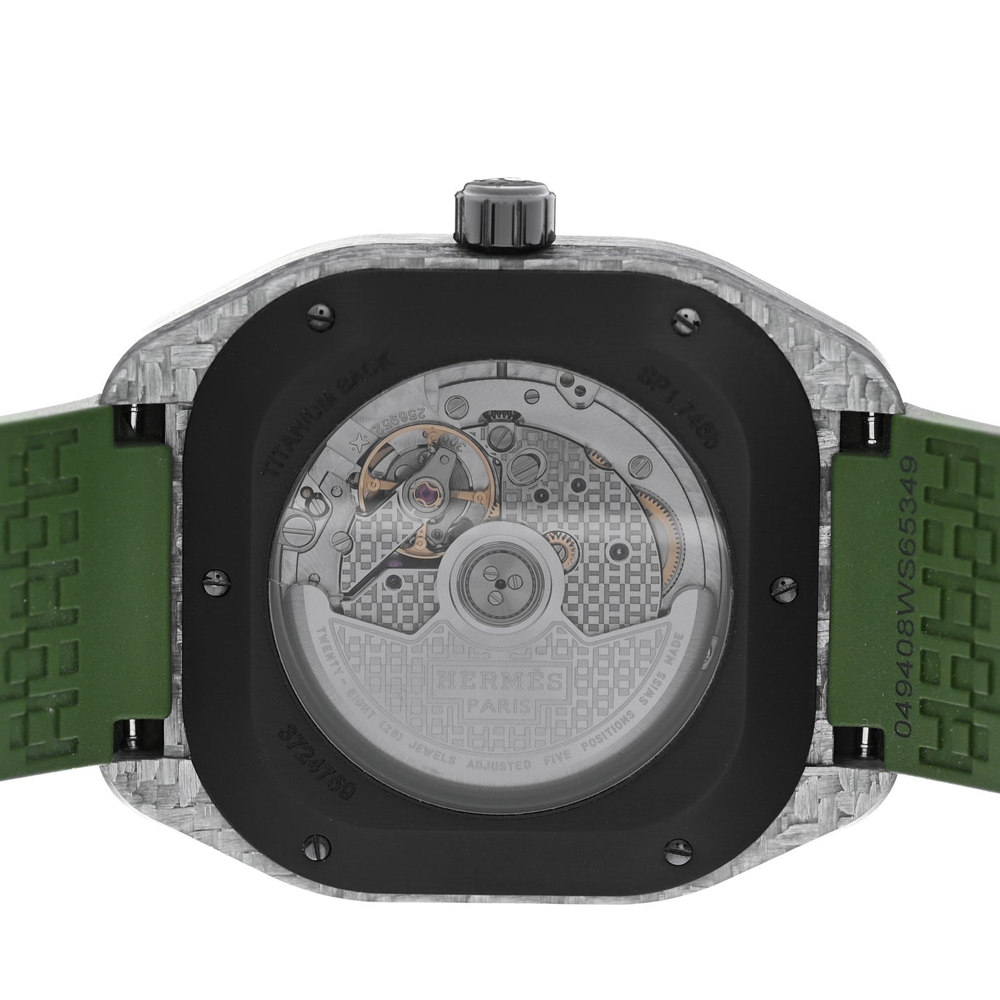 Glass Fiber Ceramic Rubber 39mm H08 Automatic Watch Vert