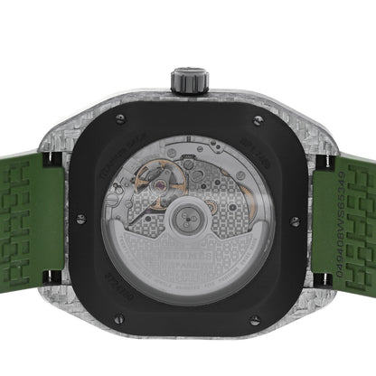 Hermes Glass Fiber Ceramic Rubber 39mm H08 Automatic Watch Vert 4 of 5
