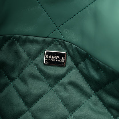 Chanel Shiny Calfskin Quilted Chanel 22 Green 8 of 10