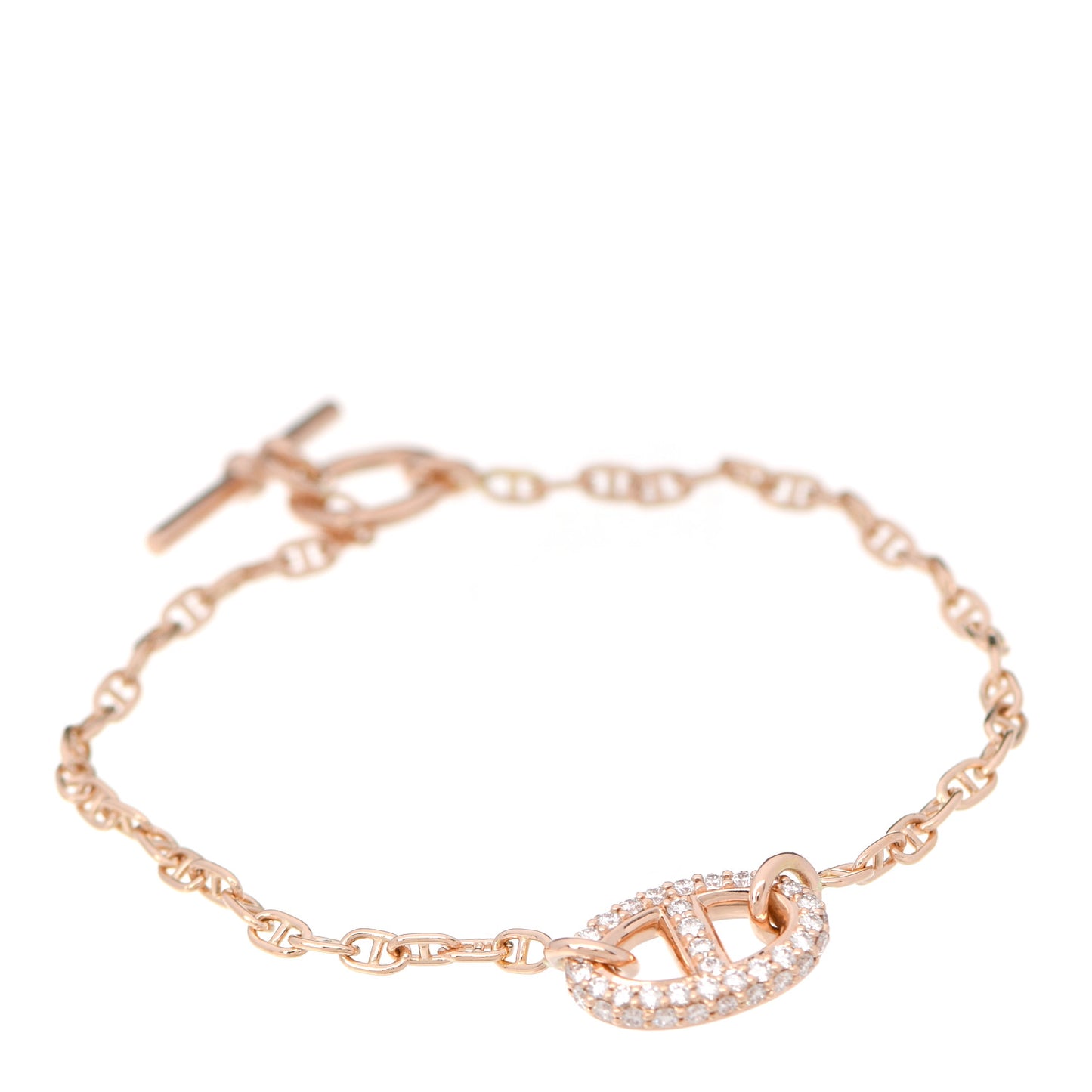 18K Rose Gold Diamond PM Farandole Bracelet SH