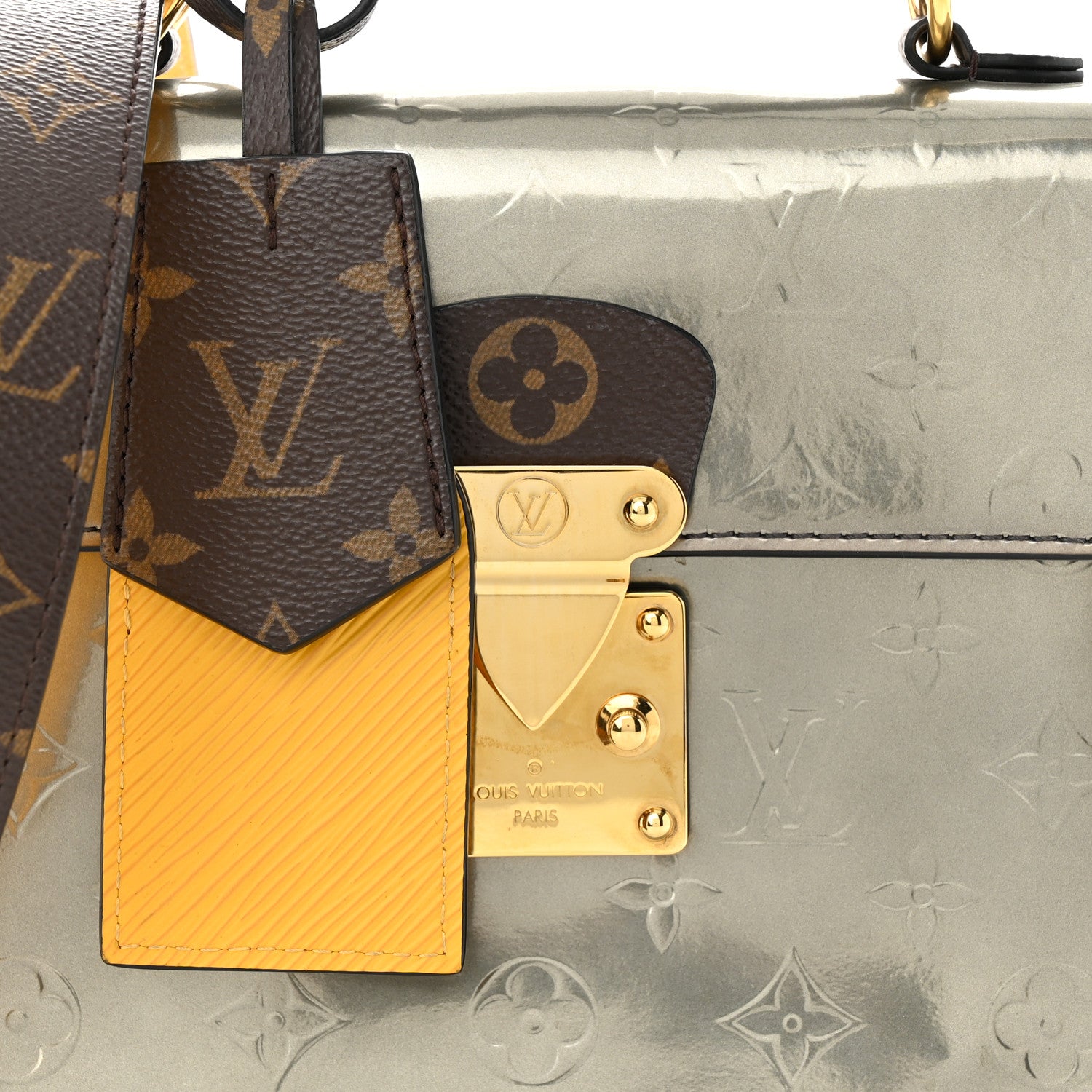 Louis Vuitton Vernis Epi Monogram Spring Street Bitume Metallise 7 of 9
