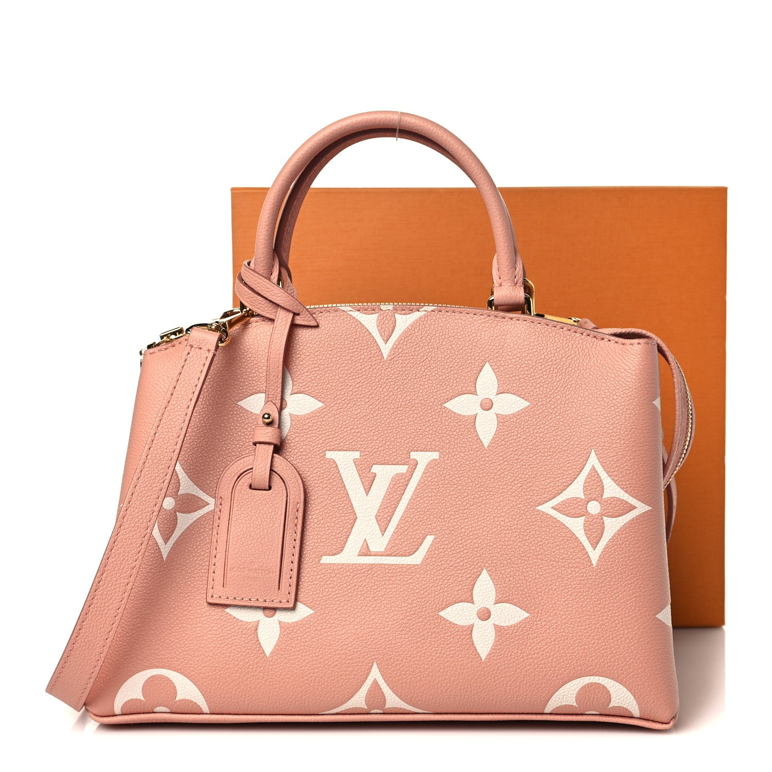 Louis Vuitton Empreinte Monogram Giant Petit Palais Rose Trianon Creme 8 of 8