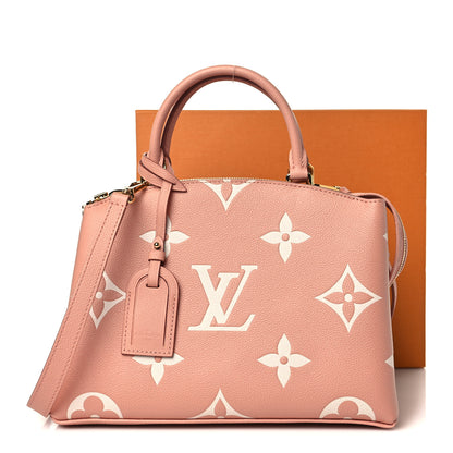 Louis Vuitton Empreinte Monogram Giant Petit Palais Rose Trianon Creme 8 of 8