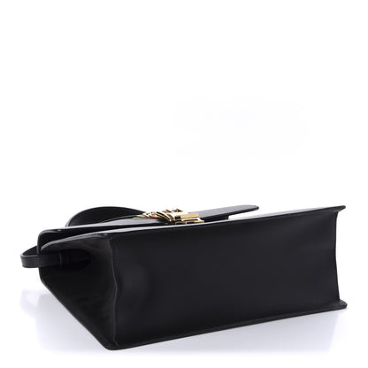 Gucci Calfskin Medium Sylvie Top Handle Bag Black 5 of 11