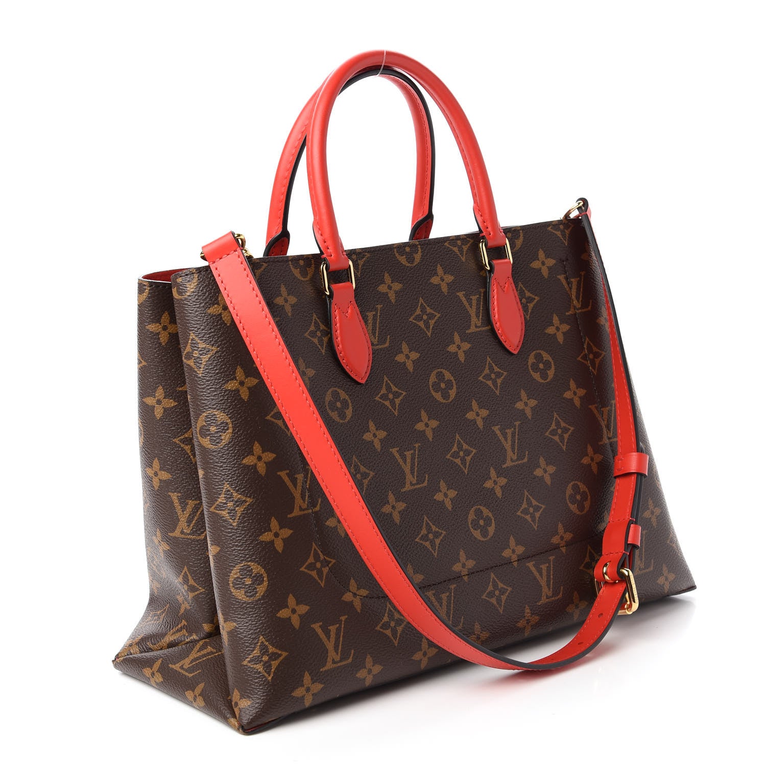 Louis Vuitton Monogram Flower Tote Coquelicot 3 of 10