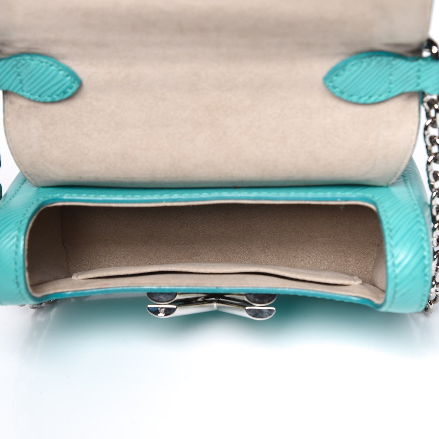 Epi Twist Shoulder Bag PM Turquoise
