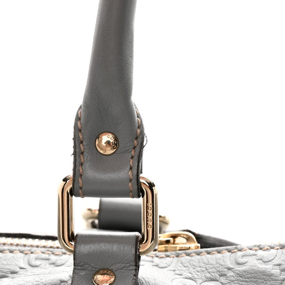 Gucci Guccissima Medium Carry On Duffle Light Blue 14 of 16
