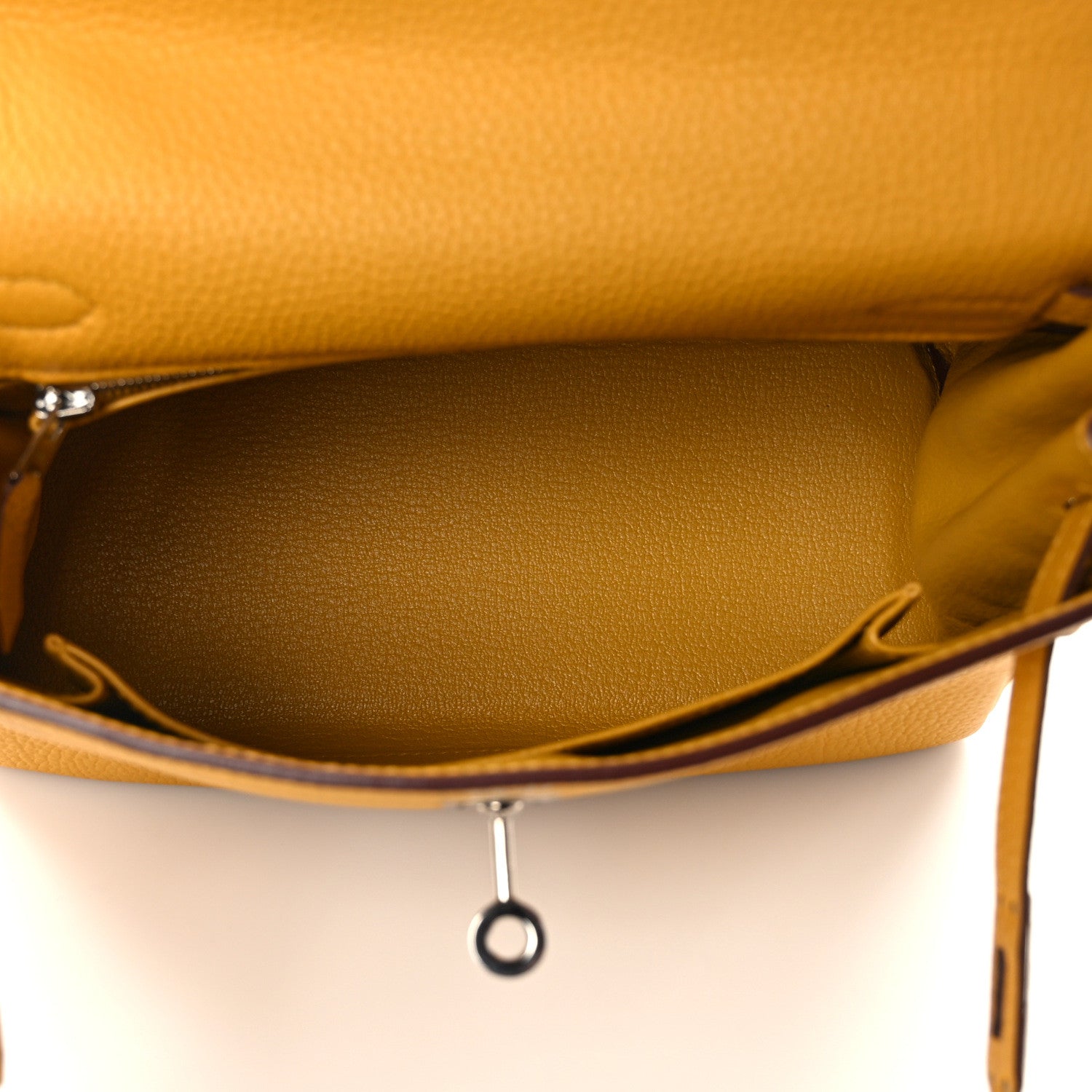 Hermes Togo Kelly Retourne 25 Jaune Ambre 5 of 11