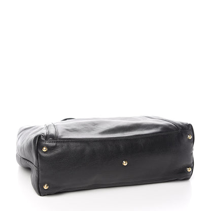 Gucci Calfskin Large Britt Shoulder Bag Black 4 of 14