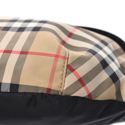 Burberry Nylon Vintage Check Sonny Bum Bag Archive Beige Black 9 of 10