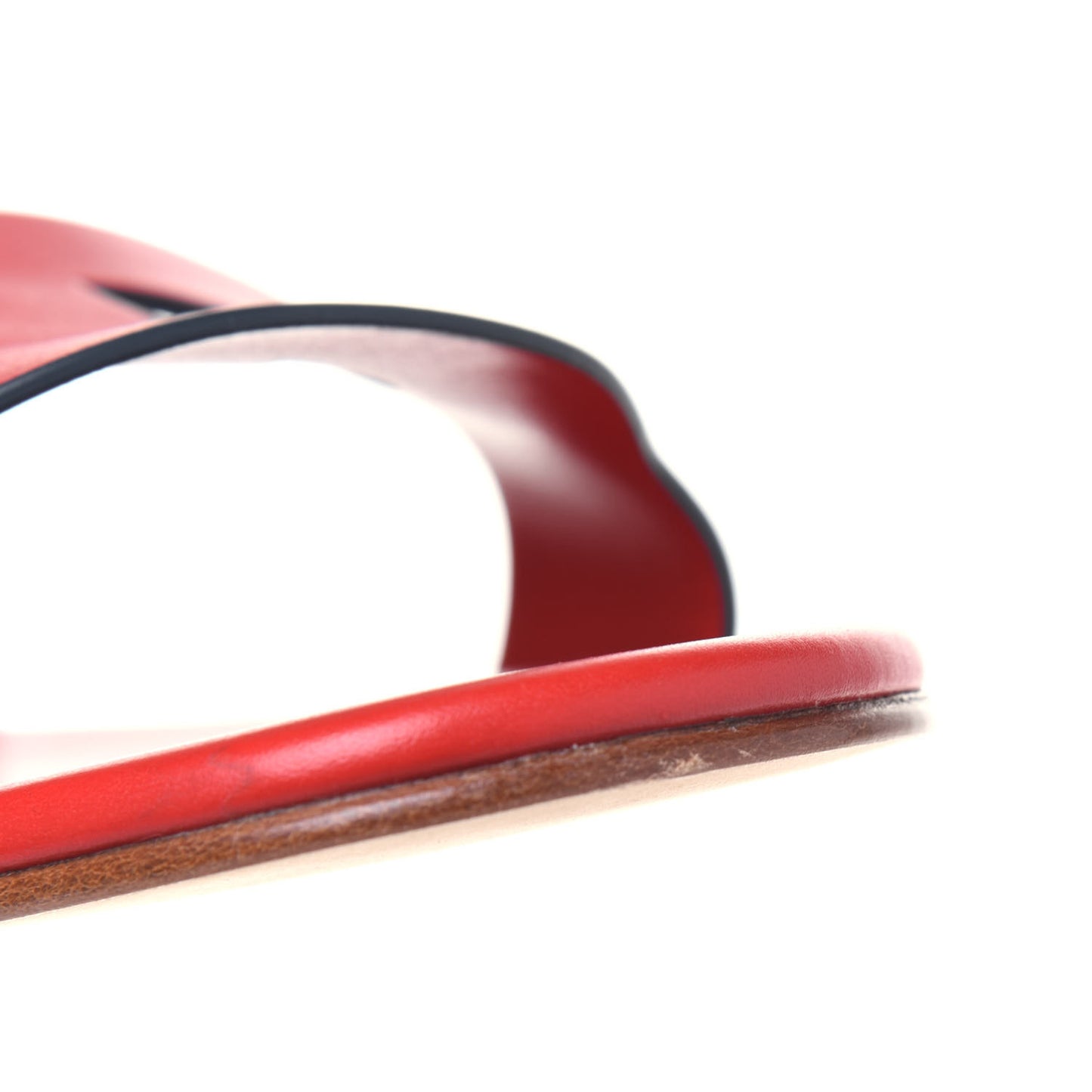 Calfskin Lisboa Sandals 39 Jasper Rouge