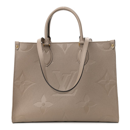 Louis Vuitton Empreinte Monogram Giant Onthego MM Tourterelle 1 of 12