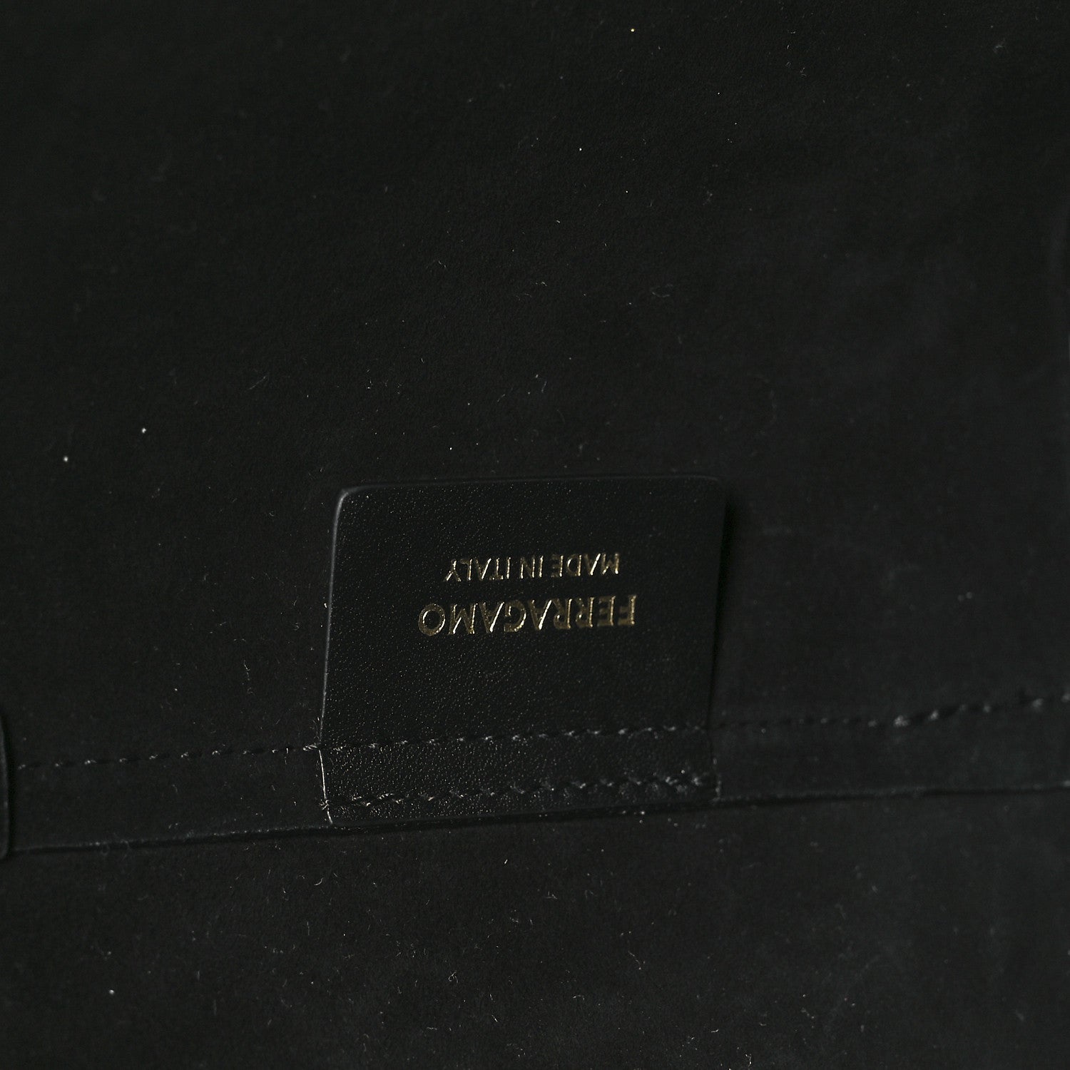 Salvatore Ferragamo Calfskin Charming Tote Black 7 of 13