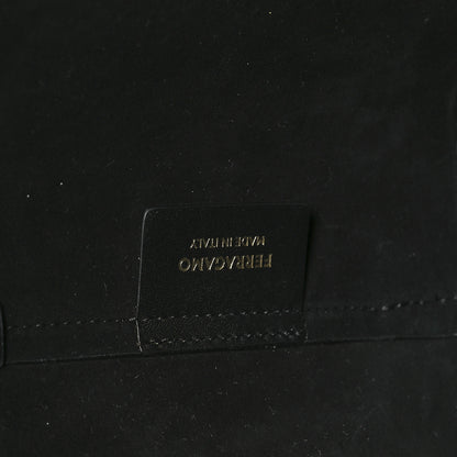 Salvatore Ferragamo Calfskin Charming Tote Black 7 of 13