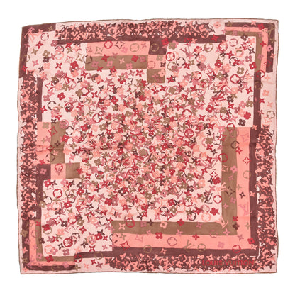 Louis Vuitton Silk Monogram Arty Square Scarf Pale Pink 1 of 3