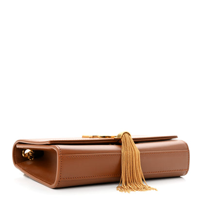 Saint Laurent Calfskin Small Classic Monogram Kate Tassel Satchel Fauve 4 of 11