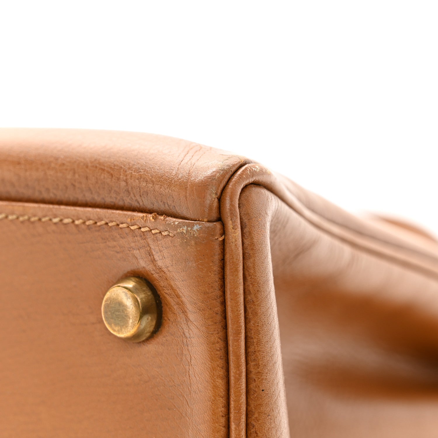 Hermes Courchevel Kelly Retourne 32 Gold 19 of 22