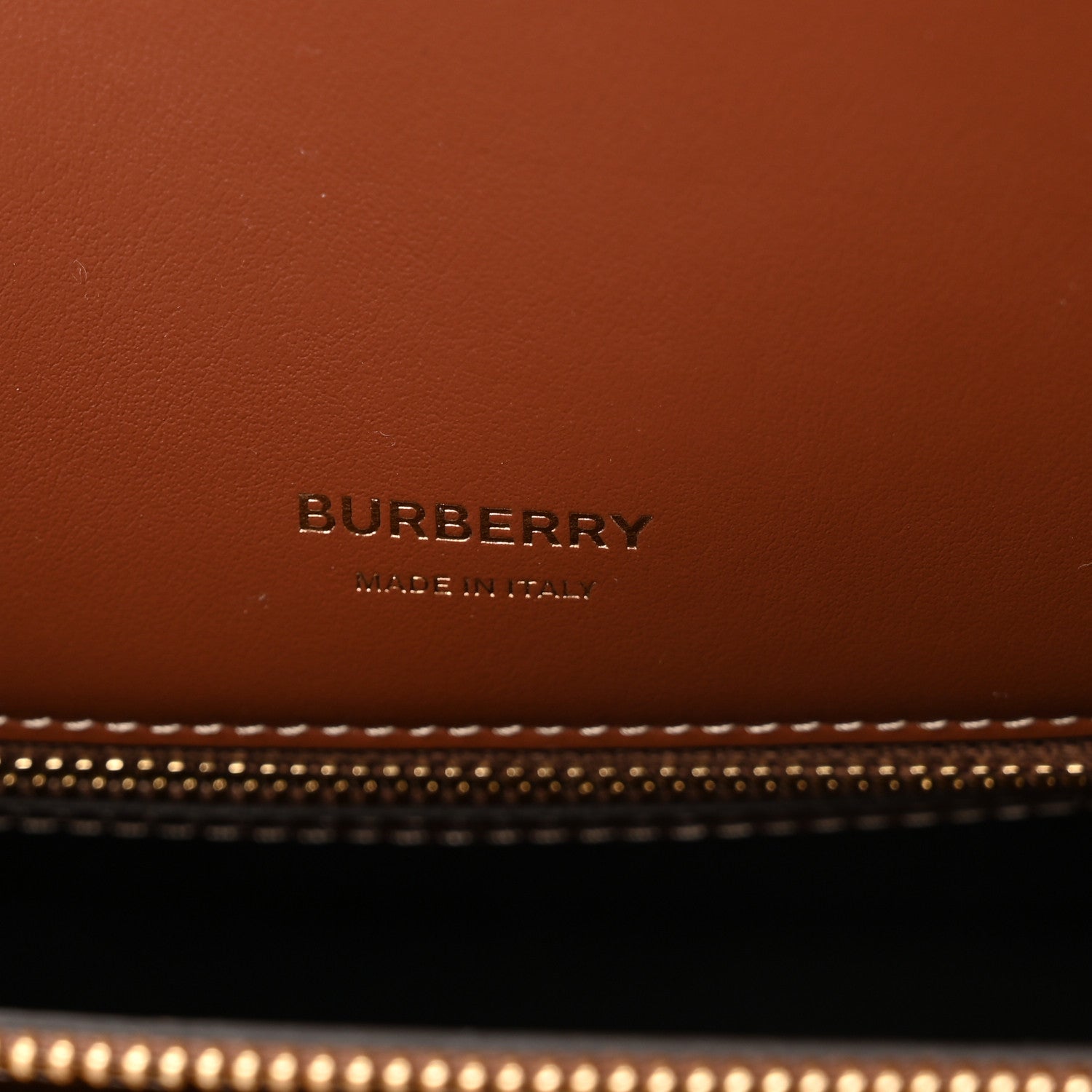 Burberry Calfskin Vintage Check Mini Two Handle Title Bag Archive Beige 6 of 8