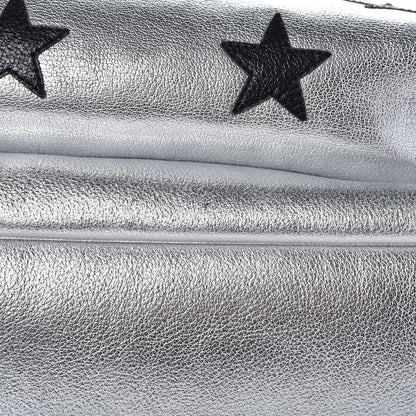Saint Laurent Metallic Buffalo Star Hunting Backpack Silver Black 8 of 8