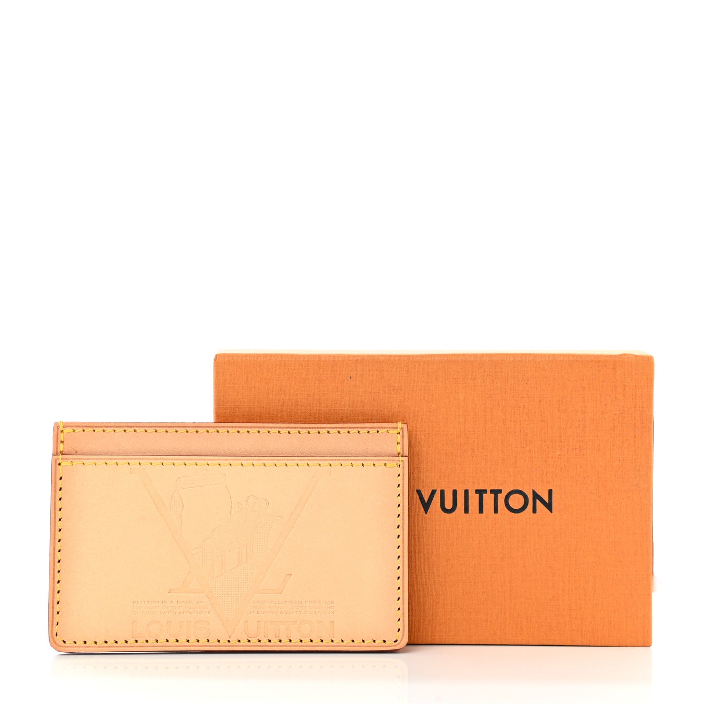 Vachetta Voyages Card Holder