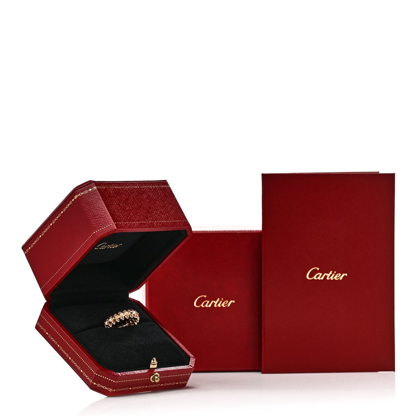 18K Pink Gold SM Clash De Cartier Ring 52 6