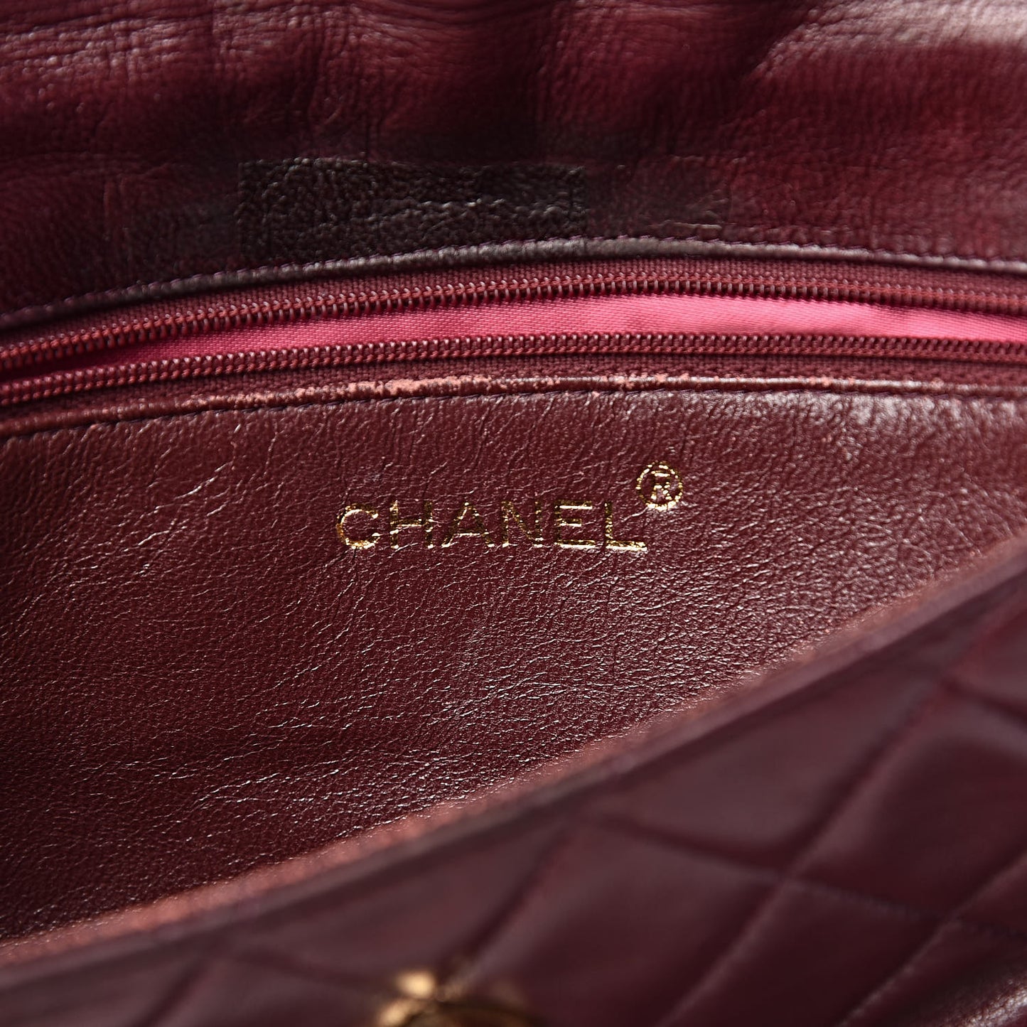 Lambskin Quilted CC Tassel Flap Red