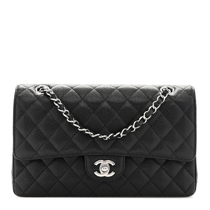 Chanel Caviar Quilted Medium Double Flap Black 1 of 11