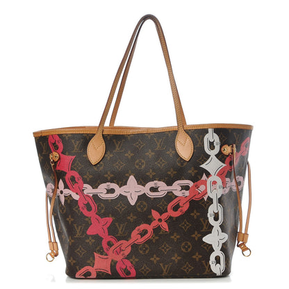 Louis Vuitton Monogram Bay Neverfull MM Rose Ballerine Poppy 1 of 11