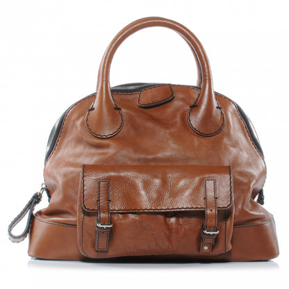 Chloe Calfskin Edith Dome Bowler Muscade 1 of 9