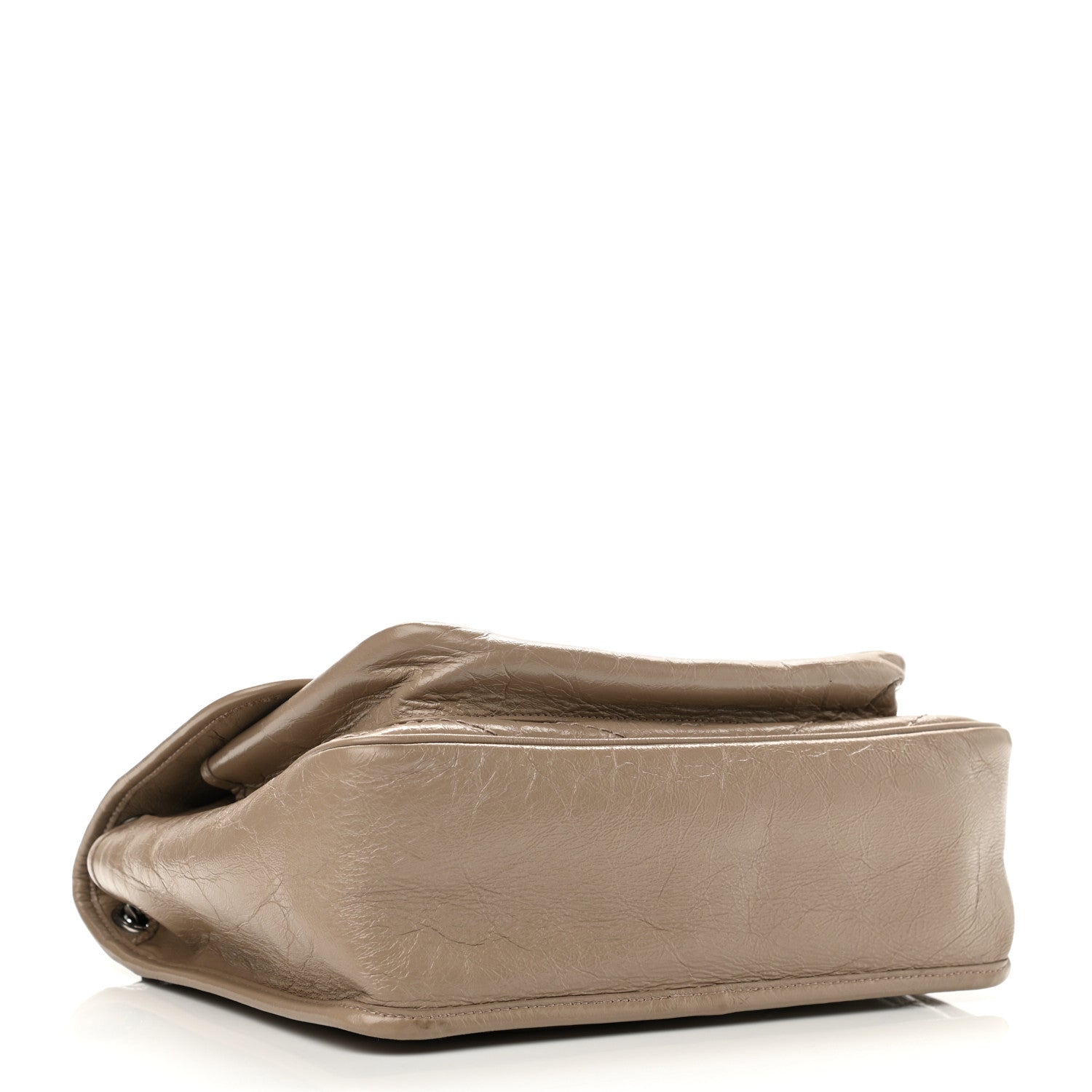 Saint Laurent Crinkled Calfskin Matelasse Monogram Medium Niki Chain Satchel Light Natural 4 of 12