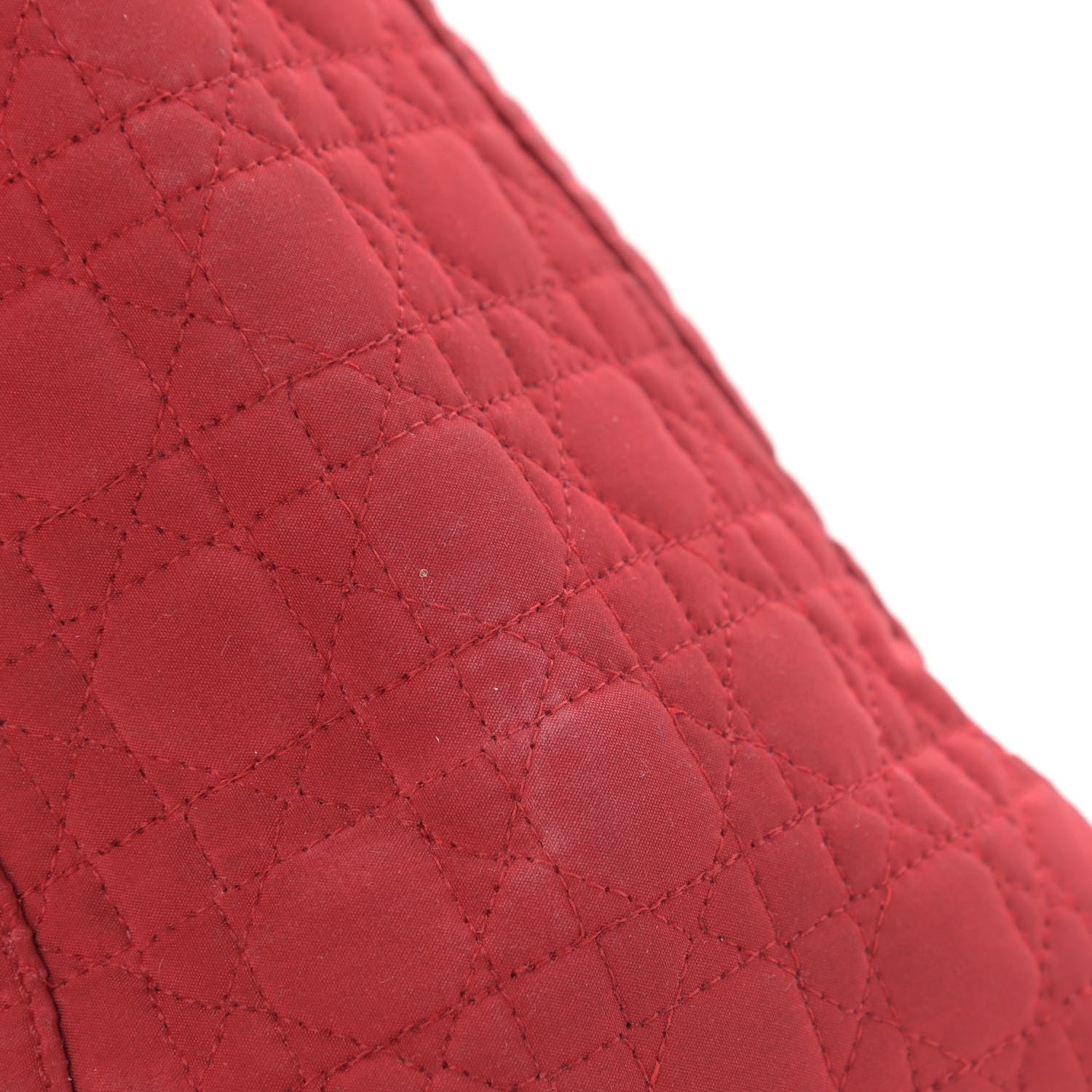 Christian Dior Nylon Cannage Medium Lady Dior Red 13 of 15