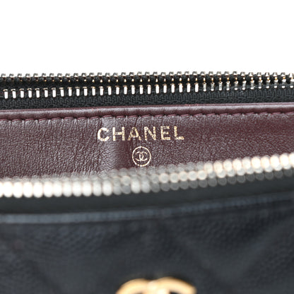 Chanel Caviar Quilted Small Clutch With Chain Black 6 of 10
