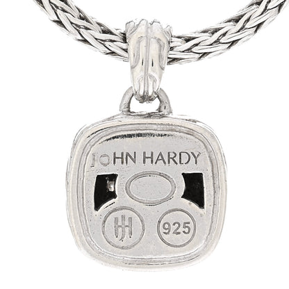 John Hardy Sterling Silver Diamond Classic Chain Pendant Necklace 4 of 4