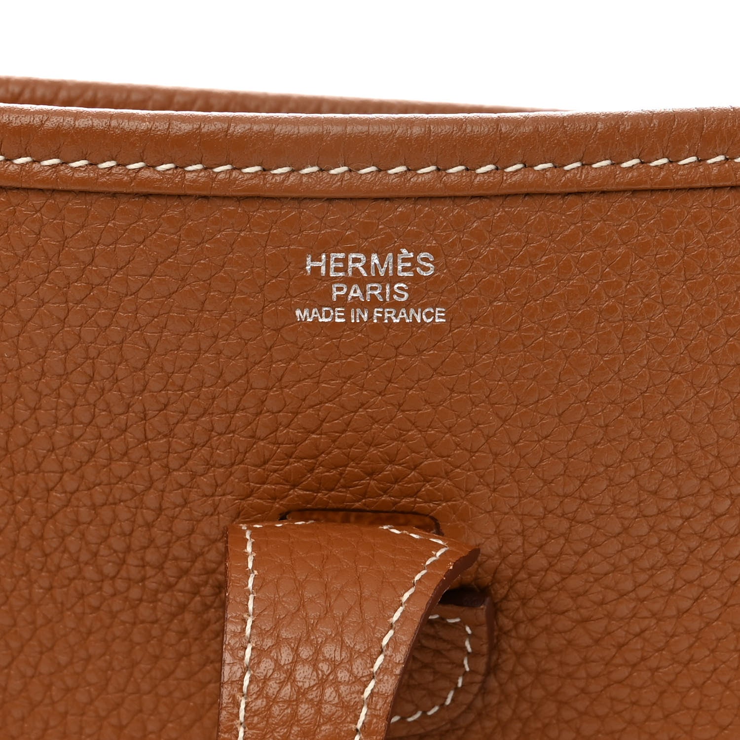 Hermes Taurillon Clemence Evelyne III PM Gold 6 of 14