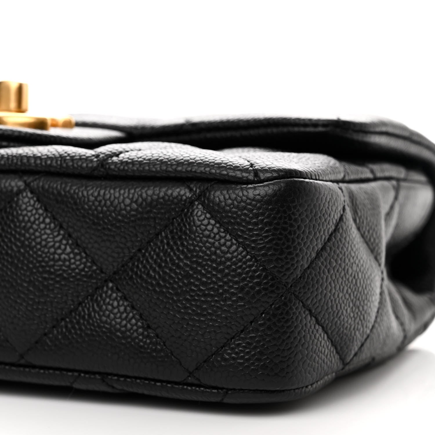 Chanel Caviar Quilted Mini Sweetheart Rectangular Flap Black 10 of 11