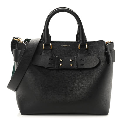 Burberry Soft Grain Calfskin Small Belt Bag Marais Black 1 of 8