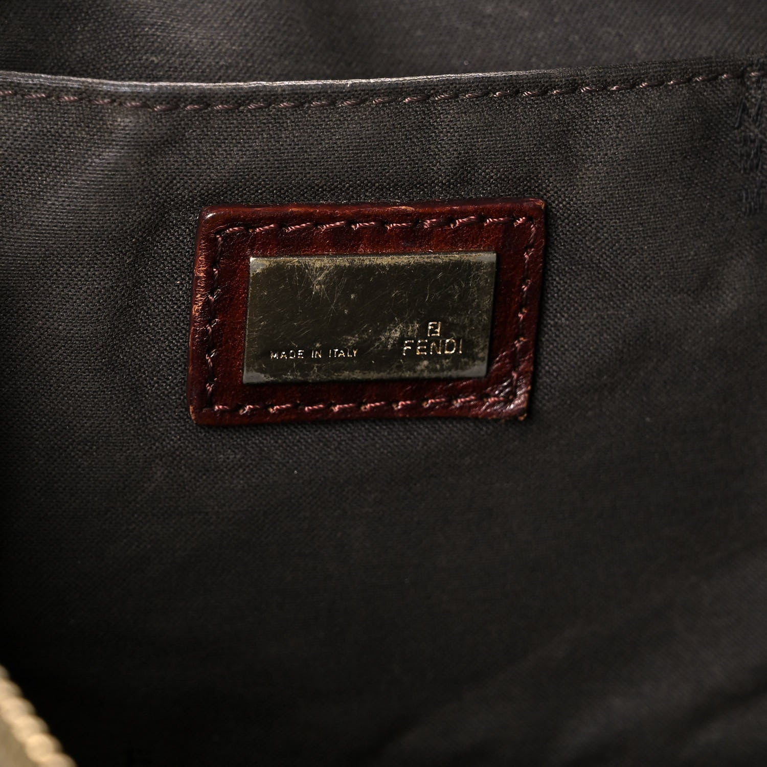 Fendi Zucchino Pochette Brown 7 of 12