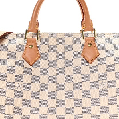 Louis Vuitton Damier Azur Speedy Bandouliere 35 8 of 10