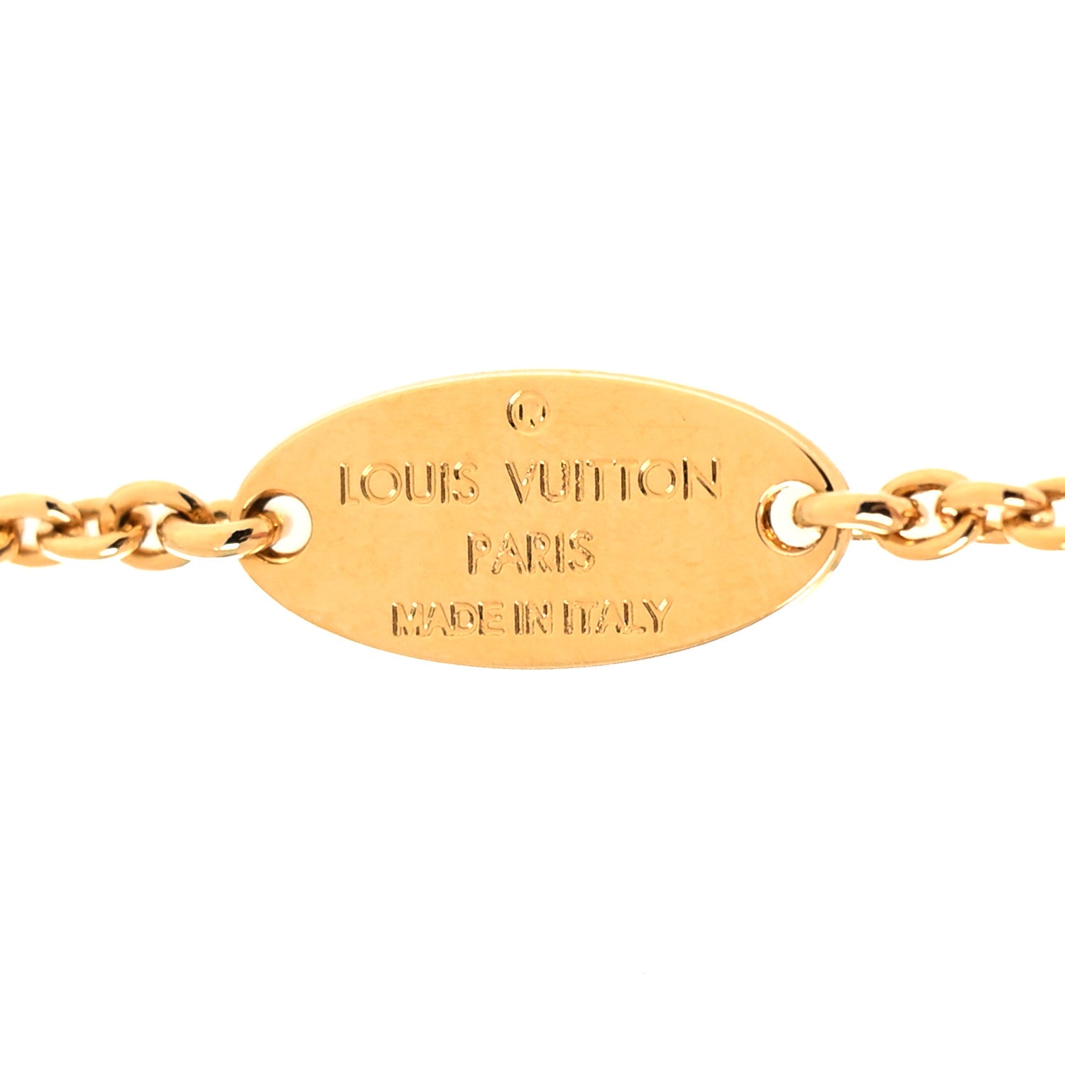 Louis Vuitton Rabbit Necklace Gold 5 of 6