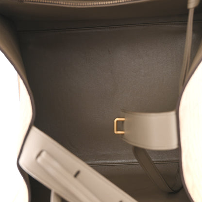 Celine Crocodile Embossed Nubuck Phantom Luggage Beige 5 of 12