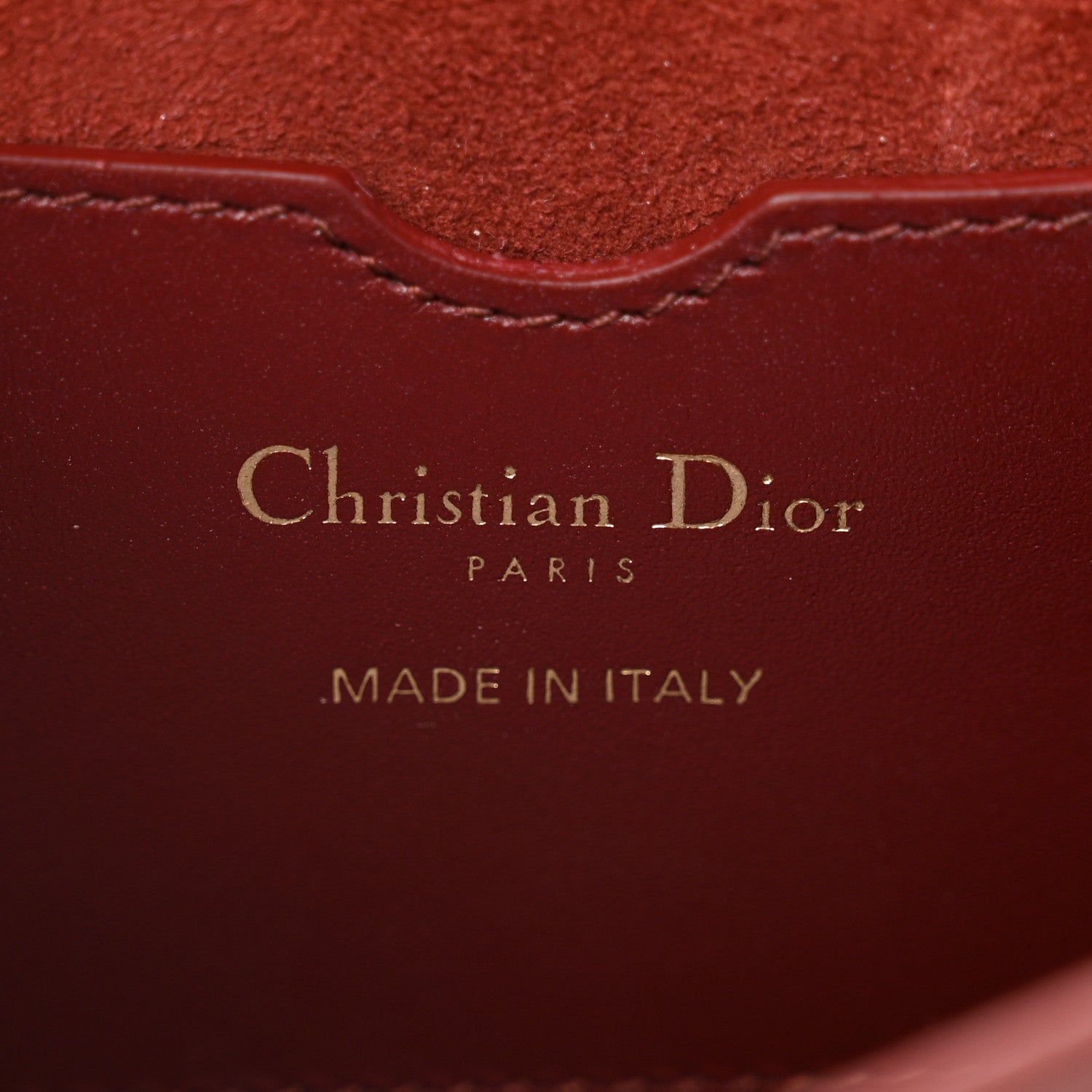 Christian Dior Box Calfskin Medium Bobby Flap Red Bricks 6 of 10