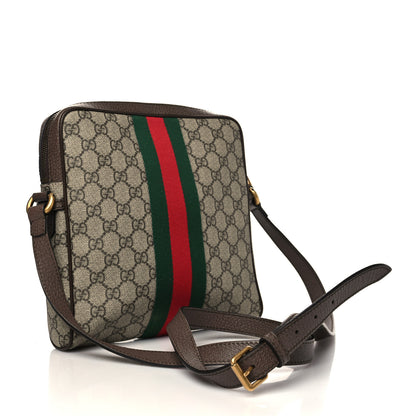 Gucci GG Supreme Monogram Web Small Ophidia Messenger Bag Brown 3 of 6