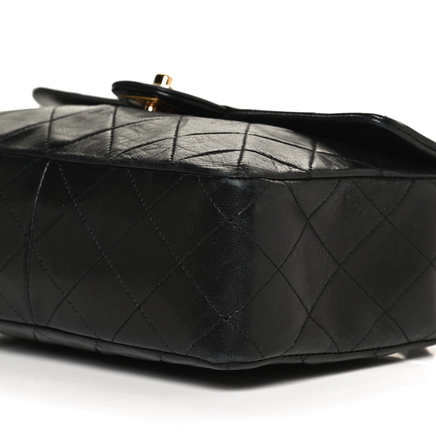 Chanel Lambskin Quilted Small Single Flap Black 9 of 10