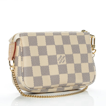 Louis Vuitton Damier Azur Mini Pochette Accessories 3 of 6