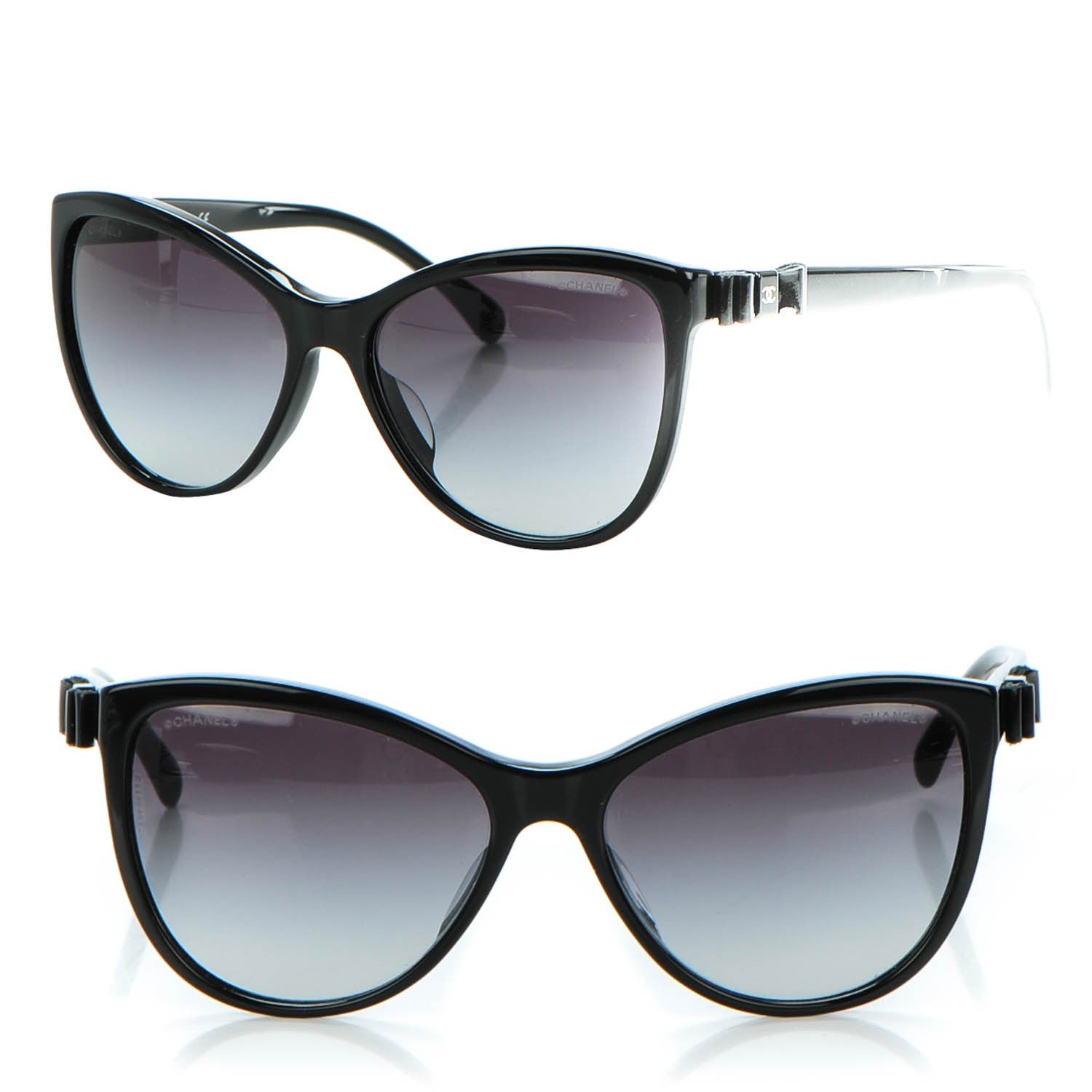 Chanel CC Bow Sunglasses 5281 Black 1 of 9